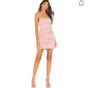 Dusty suede pink mini dress REVOLVE X BY NBD